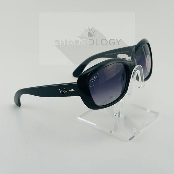 NEW Ray-Ban Jackie Ohh Tortoise Black Frame Gradient Polarized Lens RB4101 58-17 - Picture 4 of 6
